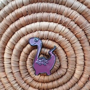 5/$25 NEW Brachiosaurus Cartoon Enamel Pin
